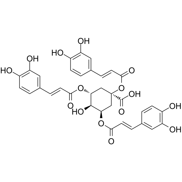 1,3,5-tricaffeoylquinic-acid Structure